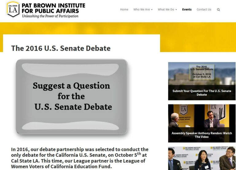 US Senate Debate, Harris, Sanchez, democrats, CAElections, debate, California